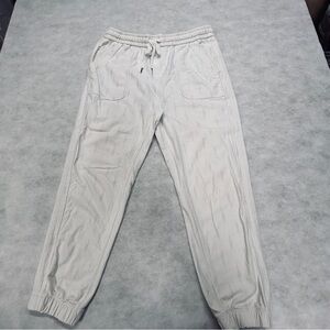 Athleta White Relaxed Fit Joggers‎